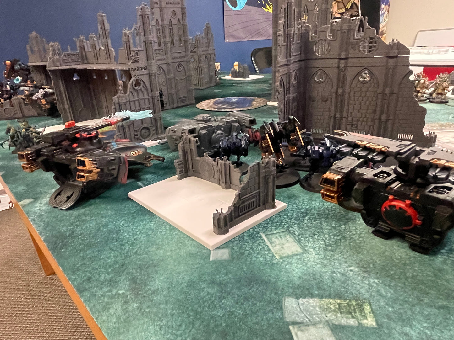Warhammer 40k Gothic Terrain Set for 10th Edition Competitive Play – 3D Printed Terrain in Gray or Color Options