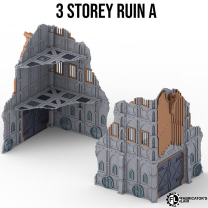 Armored Foldable Sci-Fi Terrain – Full Table Set