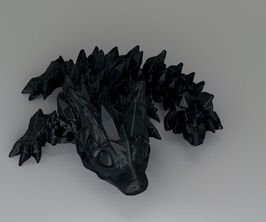 Wolf Baby Crystal Dragon