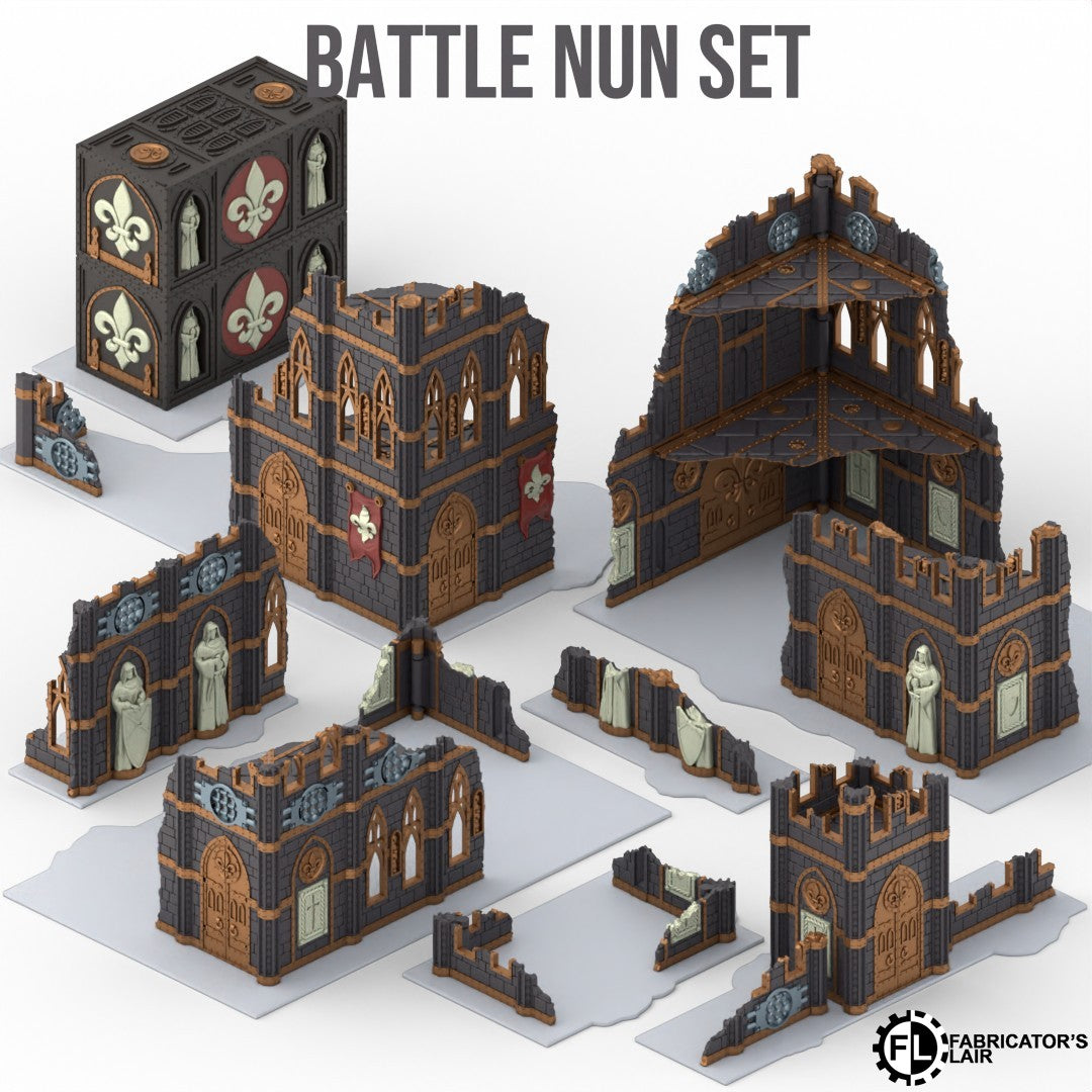 Battle Nun Cathedral – 11th Edition Foldable Terrain