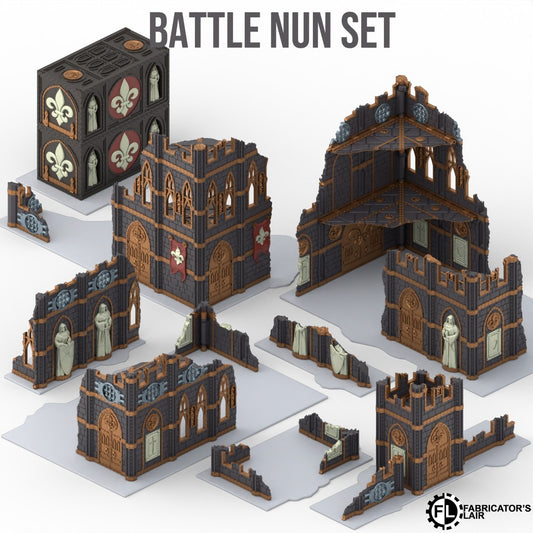 Battle Nun Cathedral – 11th Edition Foldable Terrain