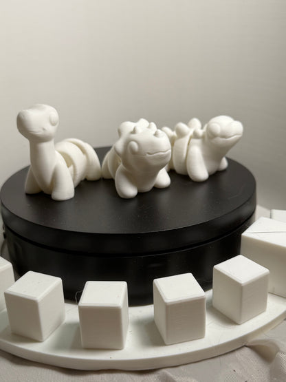 Paint Your Own Critter Kit – 3D Printed DIY Craft with 3 Critters, 12 Paints & Brushes | Fun Creative Activity for Kids & Adults