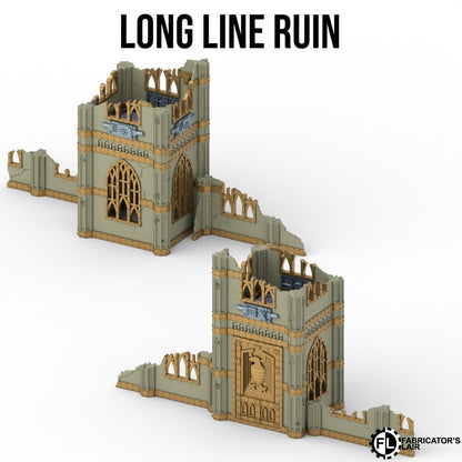 Gothic Ruins Foldable Sci-Fi Terrain – Full Table Set