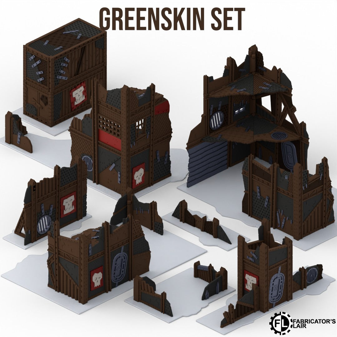 Greenskin Scrap-City – 11th Edition Foldable Terrain
