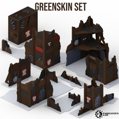 Greenskin Scrap-City – 11th Edition Foldable Terrain
