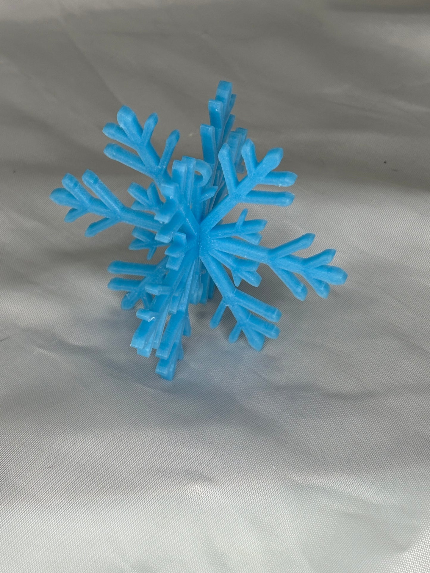 Glow in the Dark Snowflake Christmas Tree Ornament