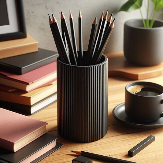 Ribbed Pencil Holder